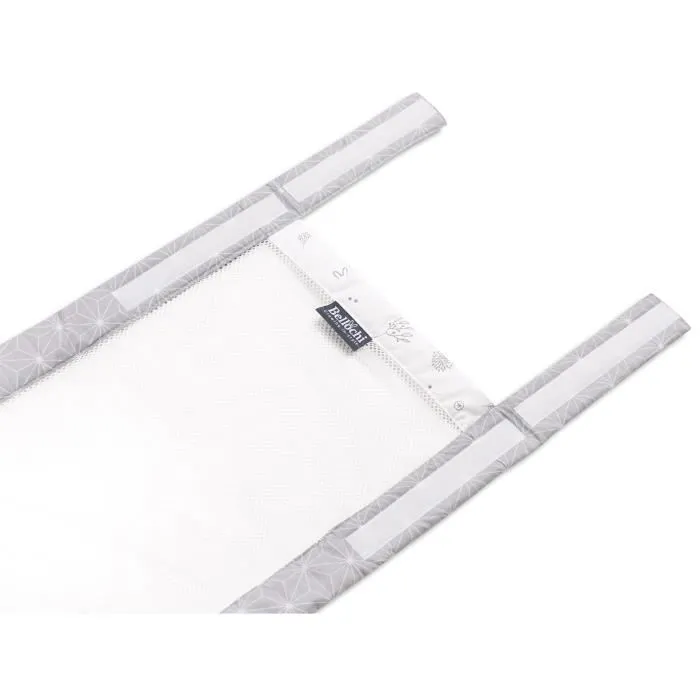 Bellochi Tour de Lit Bébé 360x30 cm - - Tour de Lit Souple Universel - Contour de Lit Bébé - Rosetgrey-2