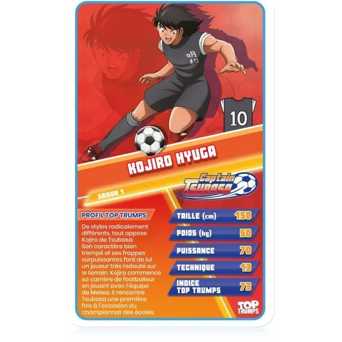 Jeu de cartes TOP TRUMPS CAPTAIN TSUBASA - Winning Moves - Multicolore - 2 joueurs ou plus - 10 min-2