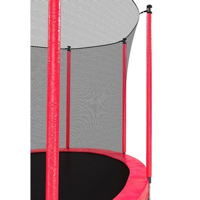 Chaussettes universelles pour perches de trampolines toutes tailles - JUMP4FUN - Pack de 8 - Rouge - PE-2