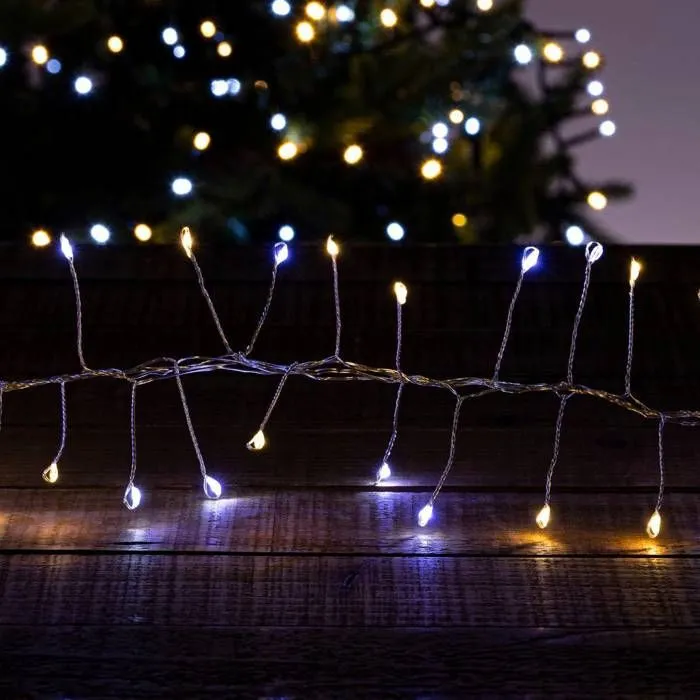 Guirlande lumineuse extérieur 800 LED blanc froid/chaud 10m Feeric lights & christmas-0