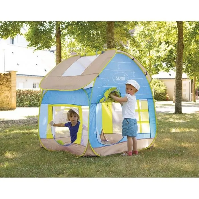 Tente d'Activité LUDI - Ma Cabane Cottage - Grand Volume Intérieur - Mixte - 130x120x144 cm-2