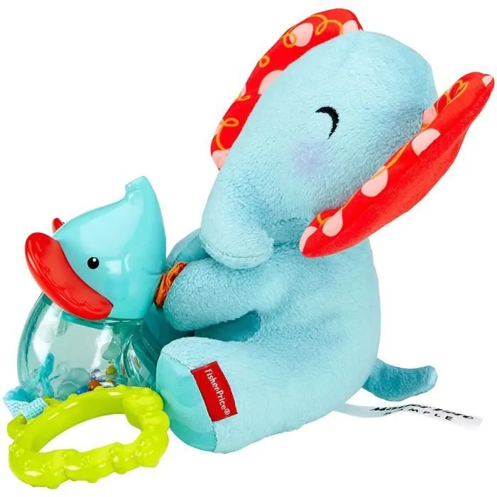 Peluche Maman et bébé éléphant aille Unique Coloris Unique - FISHER PRICE - Peluche - Mixte - 3 mois - Intérieur-1