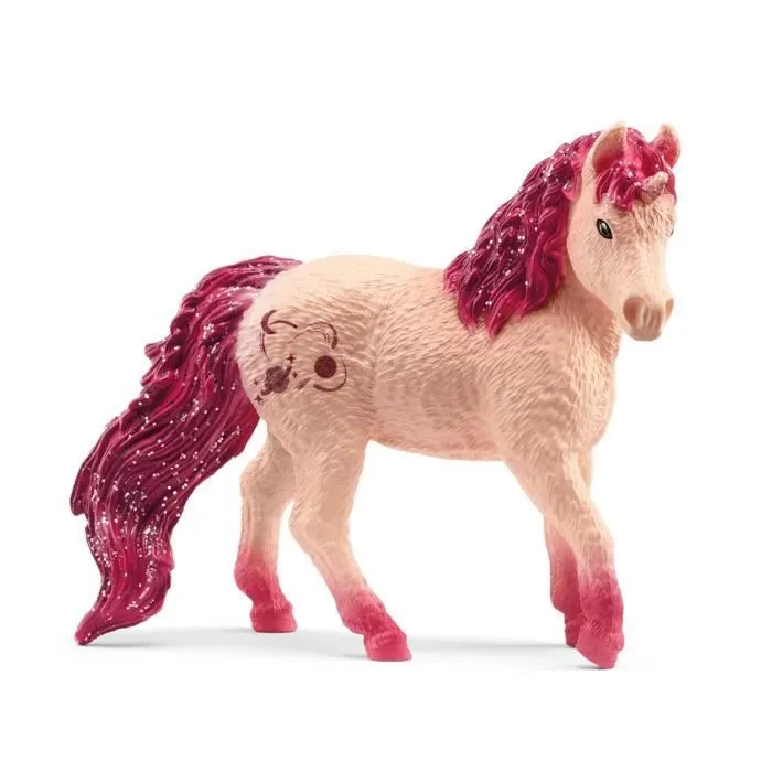 Figurine - Schleich - 70801 - Licorne Planetea - Pailletée - Violet - 5 ans et plus-0