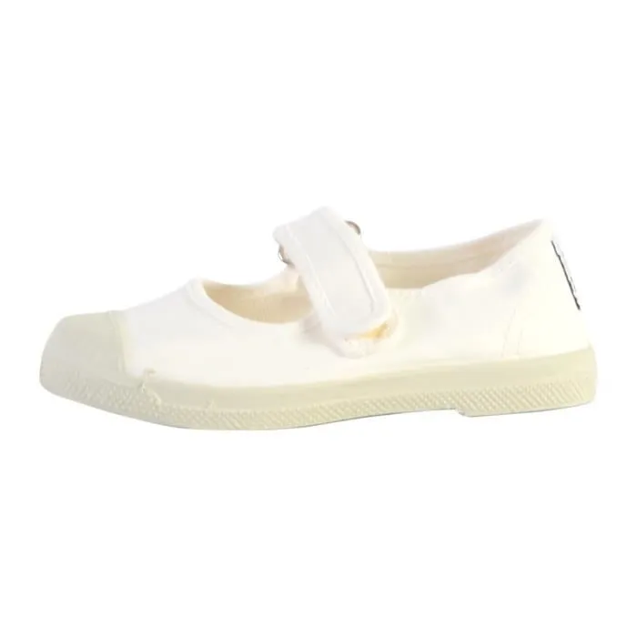 Basket Enfant - NATURAL WORLD - Basse - Scratch - Blanc - Fille-0