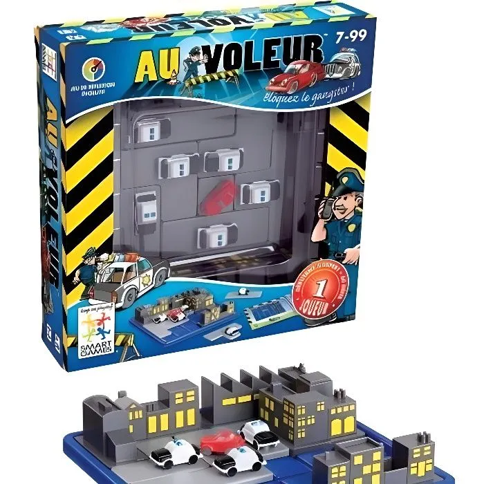 Jeu de logique évolutif - SMARTGAMES - Au Voleur - 60 défis - Enfant - Intérieur-0