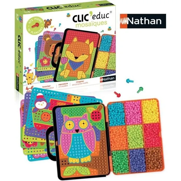 Jeu de mosaïques - NATHAN - Clic'Educ-0