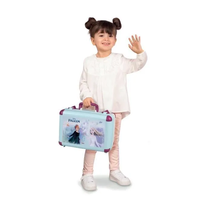 FROZEN Valise beauté - Reine des Neiges - Coiffure, onglerie, maquillage - dès 3 ans-2