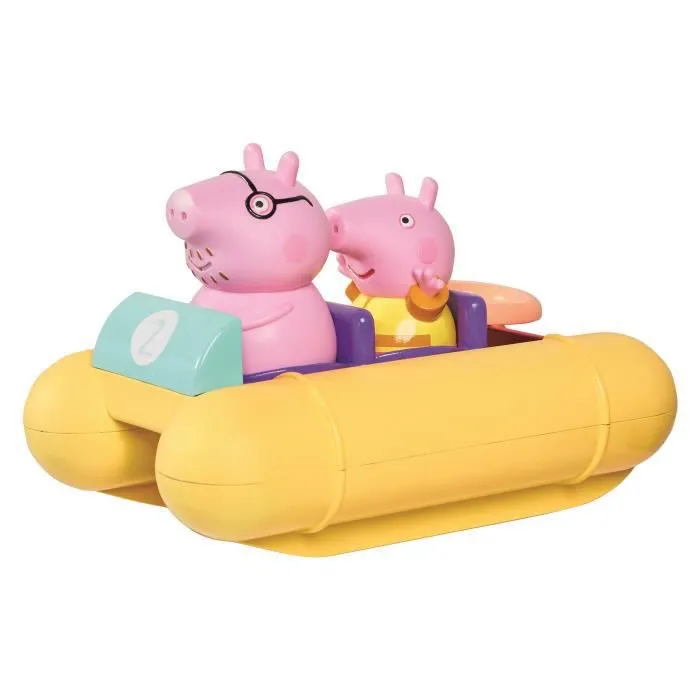 Pédalo Peppa Pig - TOMY - Jouet de bain - Figurines gicleurs d'eau - Mécanisme à ficelle-1