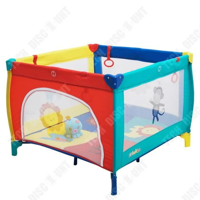 TD® Parc à double usage pour bébé intérieur bambin pliable portable détachable capacité formation ramper tapis clôture maison-0