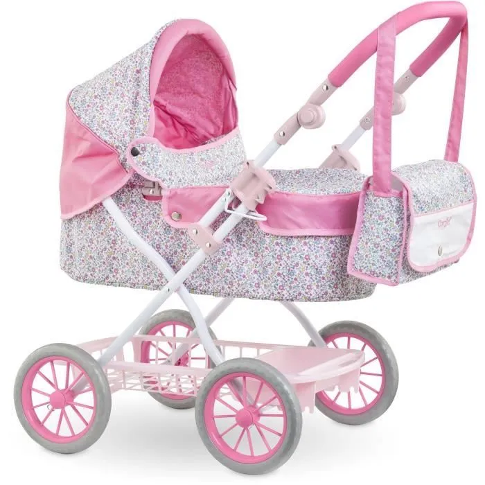 Accessoires poupons - COROLLE - Landau Floral - pour poupons 36 à 52 cm - dès 3 ans-0