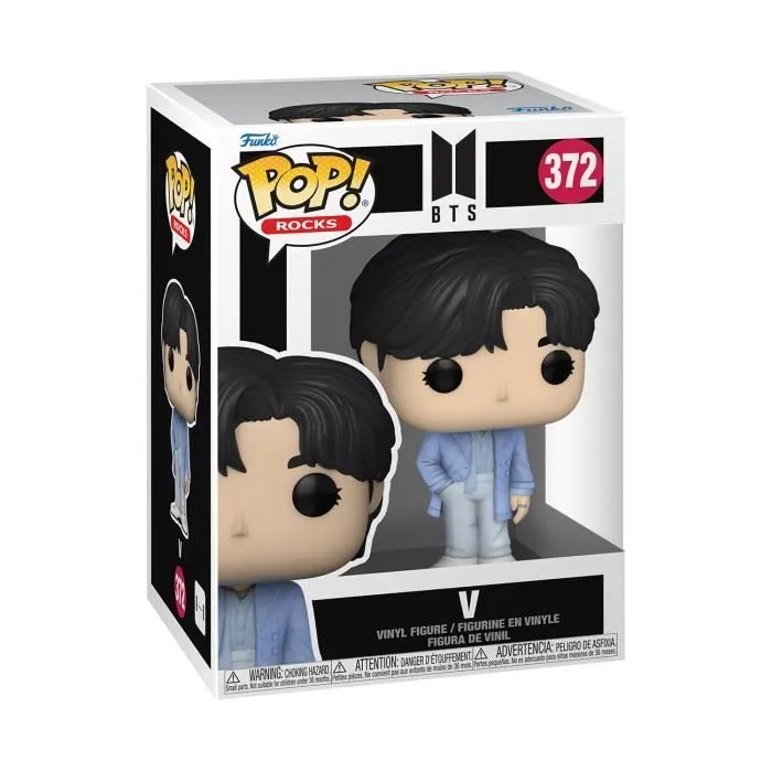 Figurine Funko Pop! Rocks: BTS - V - Multicolore - Adulte - Gris-1