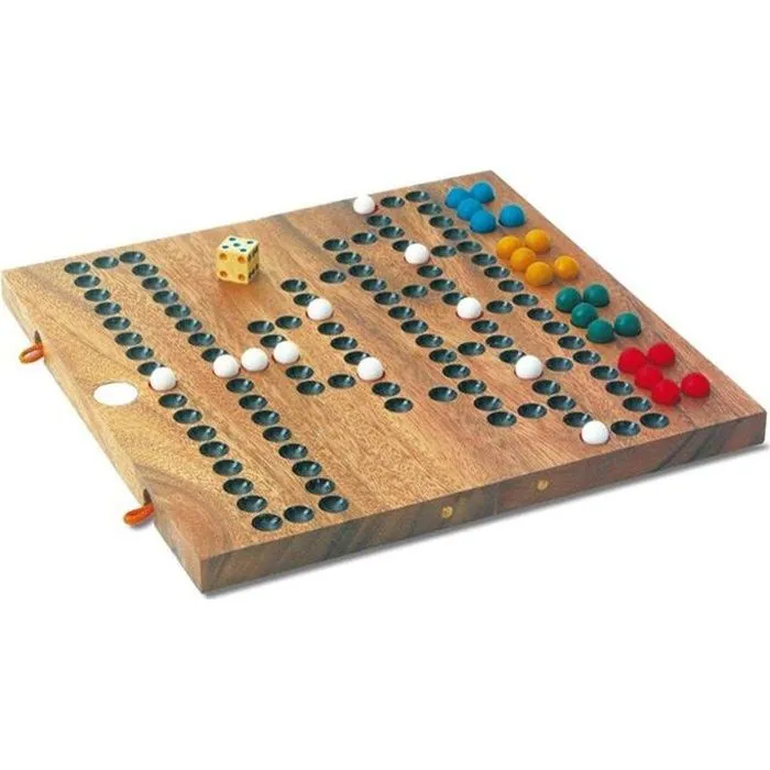 Jeu de société - Malefitz - Barricade en bois - Pour enfants de 8 ans et plus - Jeu de dés-0
