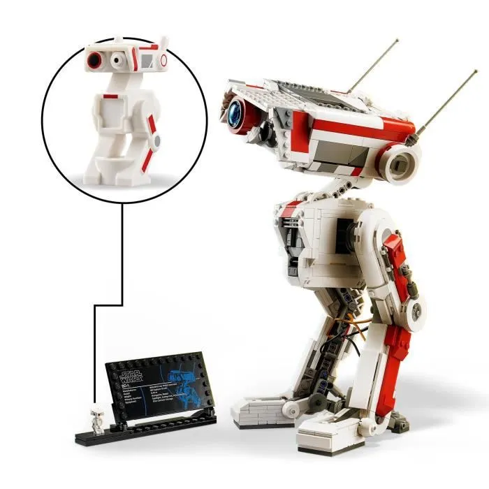 LEGO® Star Wars 75335 BD-1 - Kit de Construction - Figurine de Droïde Articulée - Multicolore-1