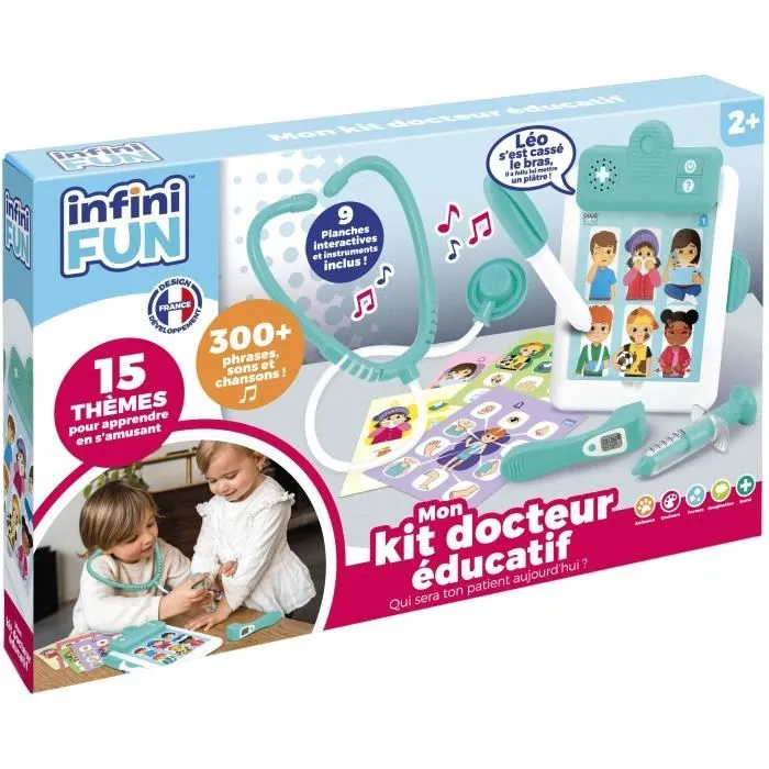 Kit Docteur - KD - Mon Kit Docteur Éducatif - Plus de 300 phrases et 15 thèmes éducatifs dès 2 ans-1