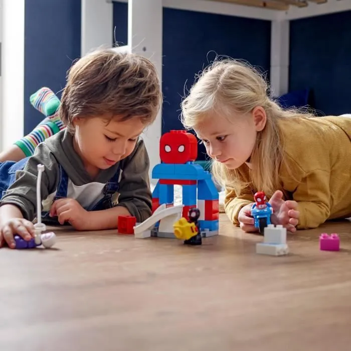 LEGO® 10940 DUPLO® Marvel Le QG de Spider-Man – Jouet Enfant 2 ans et plus avec Figurines de Super Héros-3