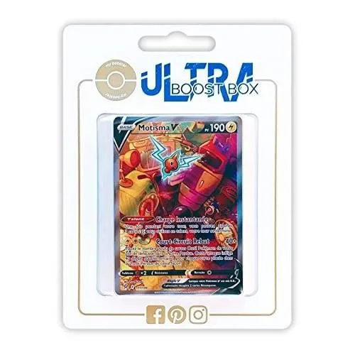Cartes Pokémon MOTISMA V 177-196 FULL ART ALTERNATIVE - ULTRABOOST X EPEE ET BOUCLIER - MY-BOOSTER-0