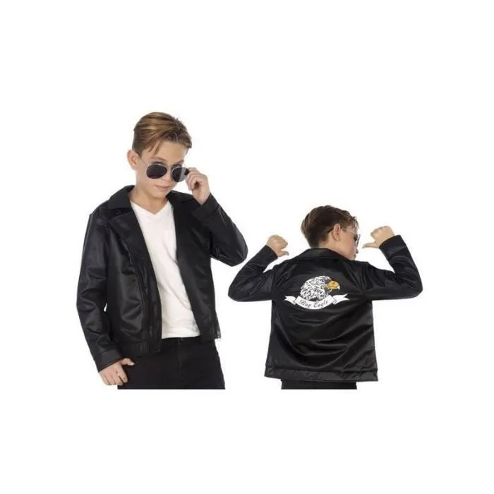 Déguisement années 60 - AC-DÉCO - Polyester - Noir - 5-6 ans - Costume enfant chic-0