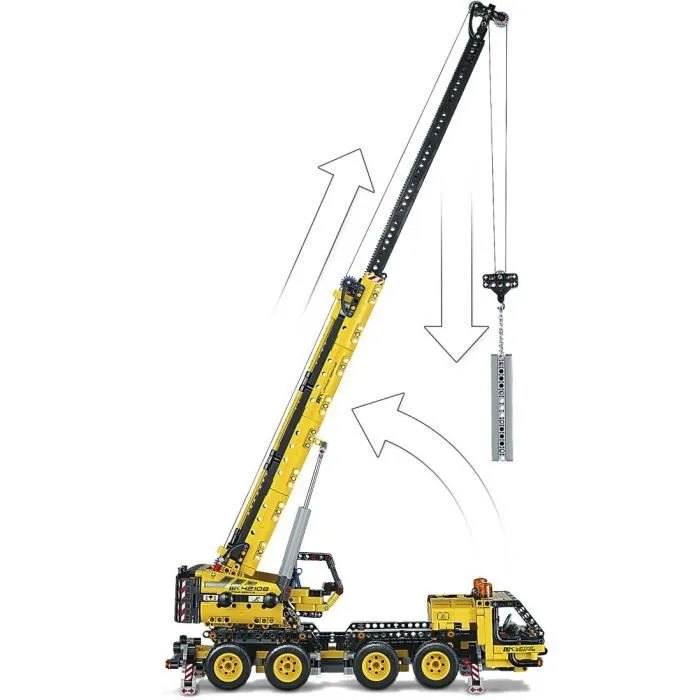 LEGO® Technic 42108 La grue mobile, Kit de construction, Jouet Camion Véhicule de Chantier, Cadeau Enfant de 10 ans et +-4