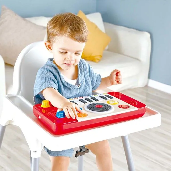Table de mixage DJ mix HAPE - Jouez du clavier en solo avec les 4 sons d’instruments et les 18 effets sonores ludiques-3