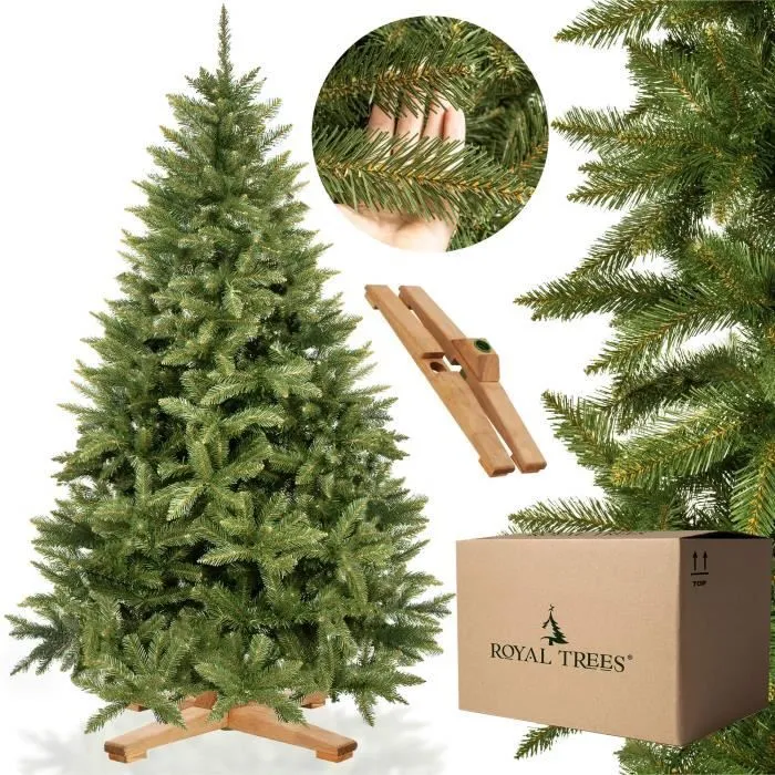 Sapin de Noël artificiel - SPRINGOS - Épicéa du Caucase - 180 cm - PVC - Intérieur-2