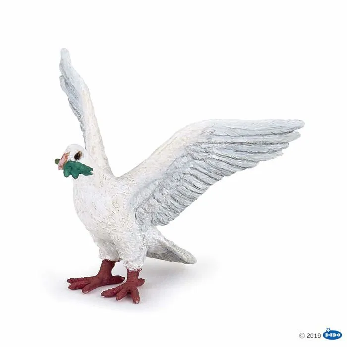 Figurine Colombe - PAPO - LA VIE SAUVAGE - Enfant - Intérieur - Blanc-1