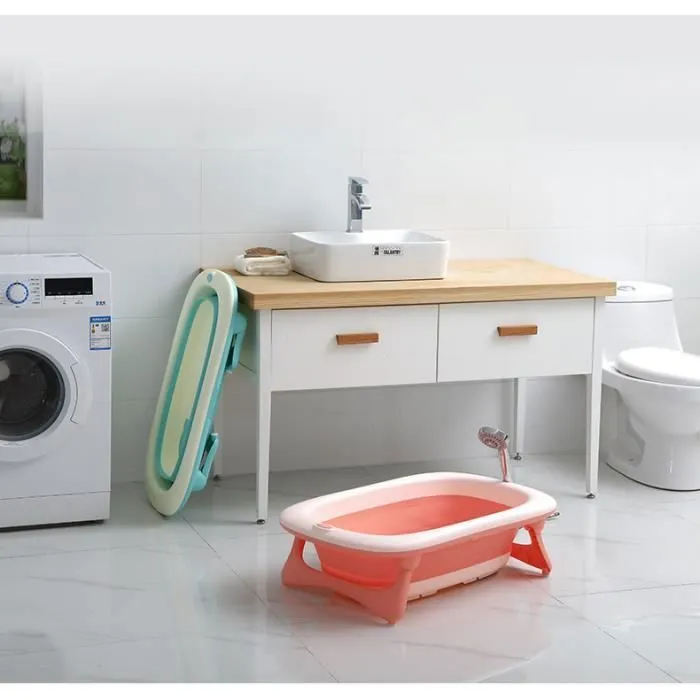 Baignoire pliable Bwave avec coussin intégré de 0 à 3 ans-3