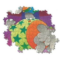 Puzzle 104 pièces Clementoni - Mordillo La balance - Coloris Unique - Pour Enfant de 6 ans et plus-1