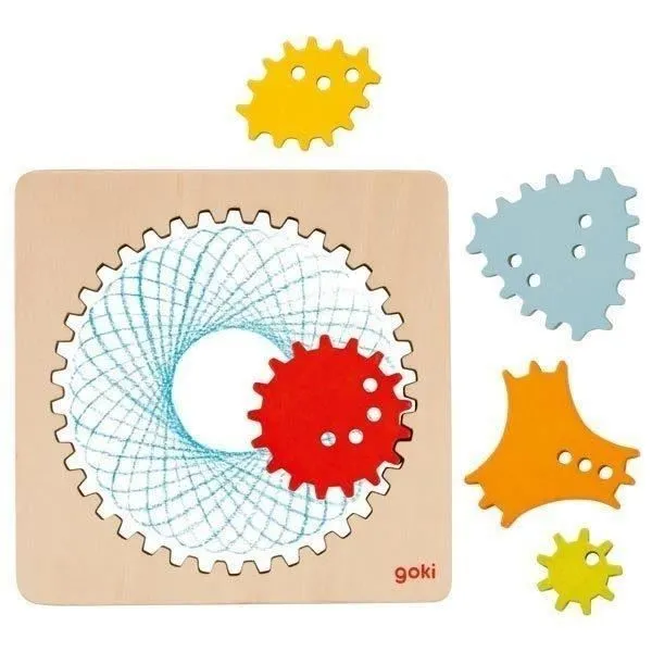 Jeu d'apprentissage - NO NAME - Spirographe - Dessins géométriques - Mixte - 3 ans et plus-0
