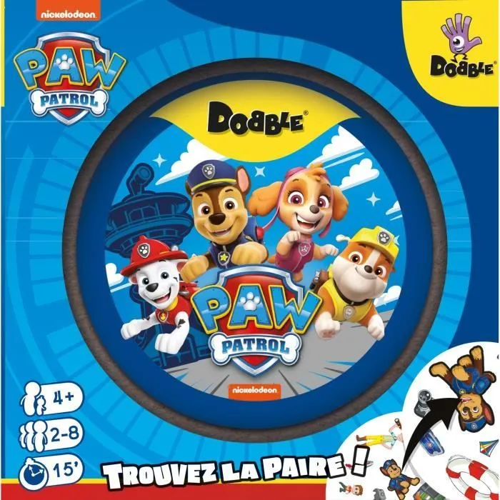 Dobble : Pat Patrouille|Zygomatic - Jeu de société - 5 mini-jeux - À partir de 6 ans-4
