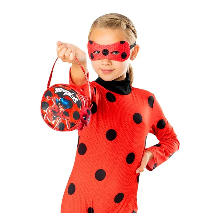 PANOPLIE DÉGUISEMENT MIRACULOUS  LADYBUG ENFANT  Rouge, Bordeaux-1