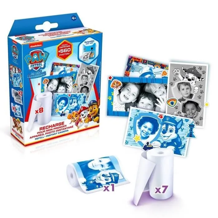 Canal Toys - Recharge Appareil Photo Instantané Pat'Patrouille - photo, selfie, vidéo-0