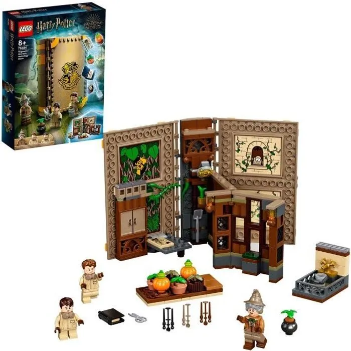 LEGO® Harry Potter™ 76384 Poudlard : Le cours de botanique, Livre avec Cedric Diggory, Neville Londubat et le professeur Chourave-0