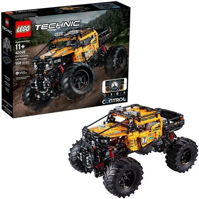 LEGO® Technic 42099 Le tout-terrain X-trême, Voiture Télécommandée, Jeu de Construction, Jouet Enfant de 11 ans et +-0