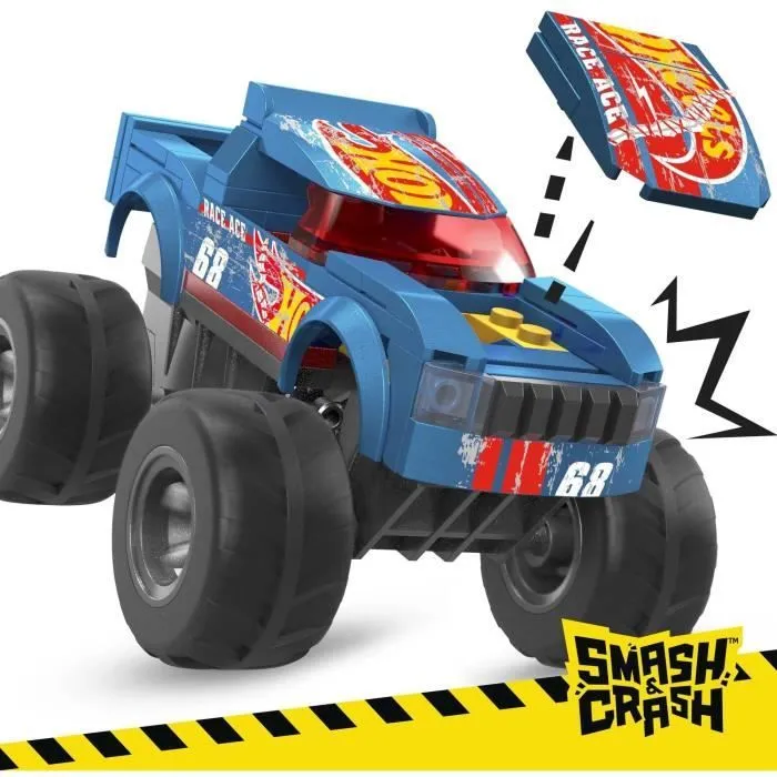 Bebeboutik MEGA Monster Truck Race Ace Chocs et Fracas Hot Wheels Coffret HMM49