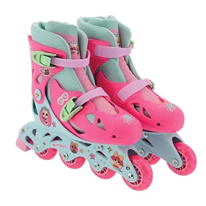 Jeu d'adresse - LOL Surprise - Roller en ligne MGM74 - Pour enfant - Noir, rose et violet-0