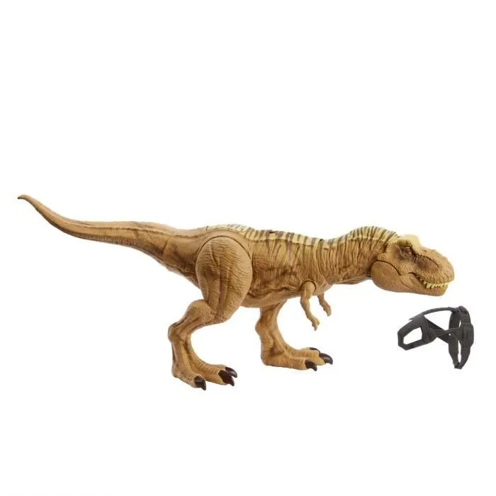Figurine T-Rex sonore et articulé - Mattel - T.REX MORSURE ULTIME - Dinosaure Jurassic World-0
