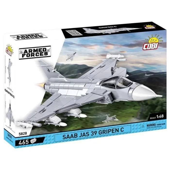 Maquette avion - COBI - SAAB JAS 39 GRIPEN C - 465 pièces - Plastique - À partir de 8 ans-0