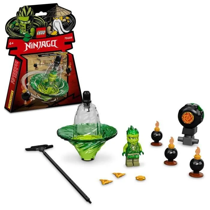 LEGO® Ninjago 70689 L’Entraînement Ninja Spinjitzu de Lloyd, Toupie Pour Enfants-0