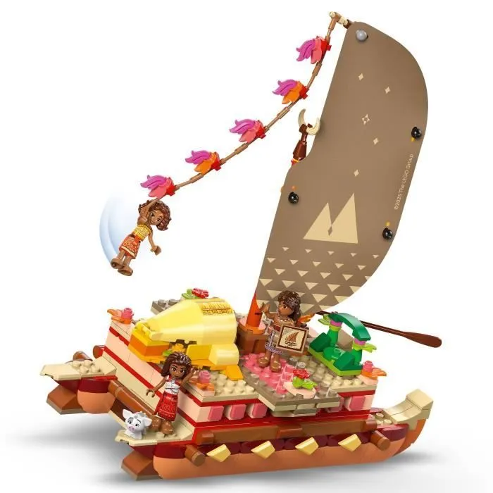 LEGO Disney 43270 Le bateau d’aventure de Vaiana - Jeu à construire et cadeau dès 6 ans-3