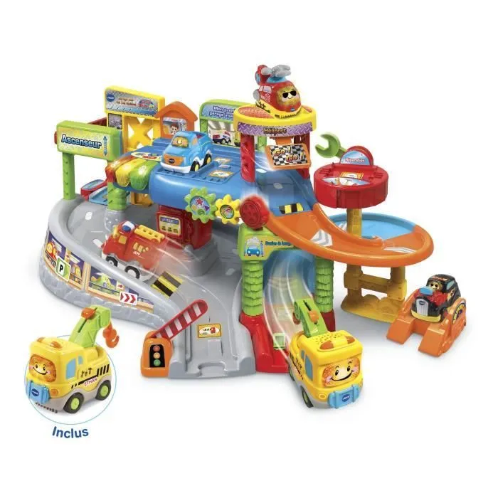 Garage interactif Tut Tut Bolides VTECH - Ethan le pro de la dépanne - Mixte - De 1 à 5 ans-0