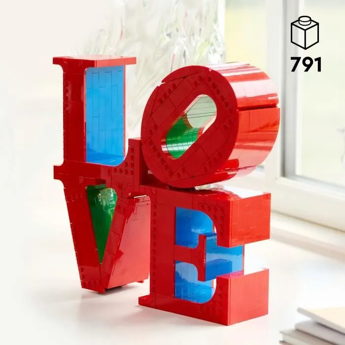 LEGO Art 31214 LOVE - Set de construction pour adultes - Décoration et cadeau pour couples-1