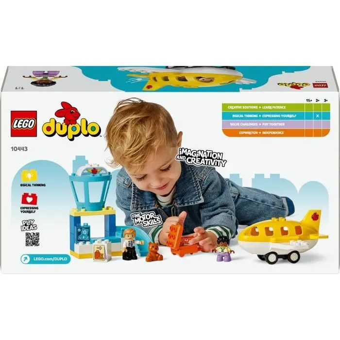 LEGO DUPLO Ma Ville 10443 Première Fois A l’Aéroport - Jouet De Construction Dès 2 Ans-5