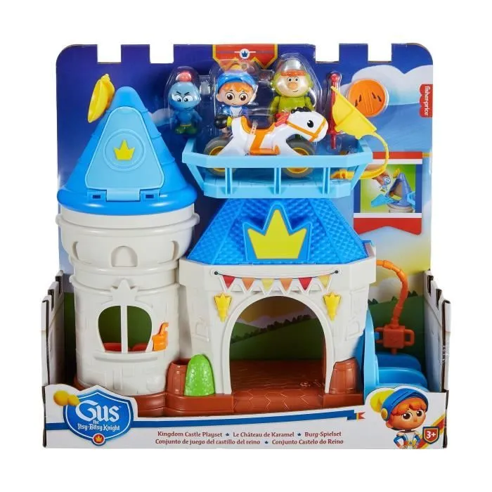 Fisher-Price-Gus le Chevalier Minus-Coffret Château Fort HGK33-8