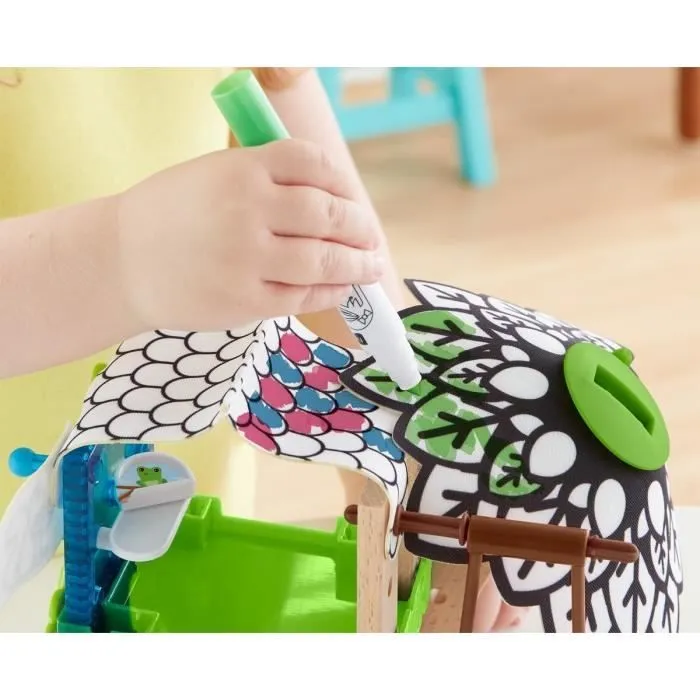 Kit de construction cabane d'arbre junior - Fisher-Price Wonder Makers - 30 pièces multicolores-2