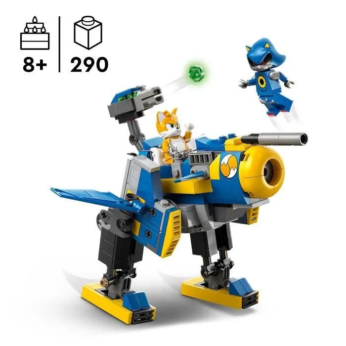 LEGO Sonic the Hedgehog 77002 Cyclone contre Metal Sonic - Jouet pour garçon dès 8 ans-1