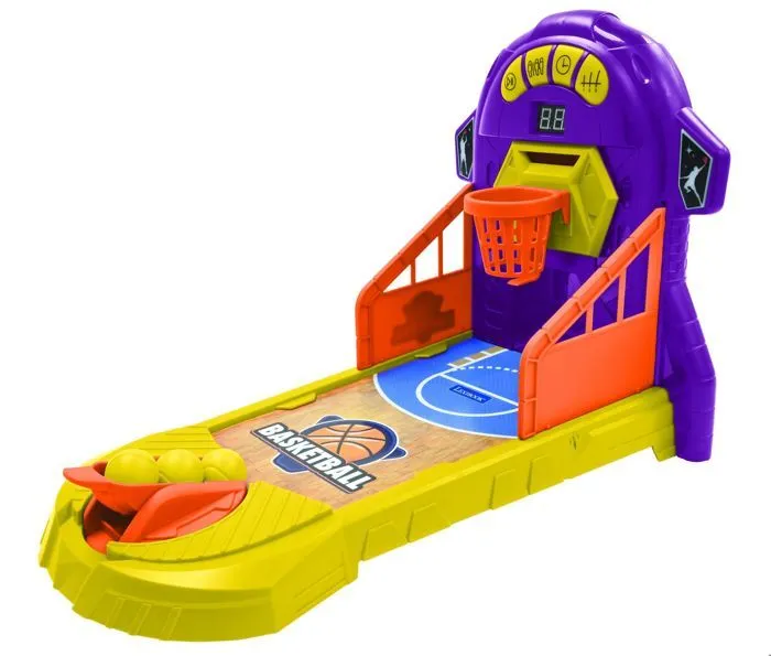 Jeu de Basketball Électronique - Multicolore - 1 ballon inclus - 3 niveaux de difficulté - Mode solo/multijoueur-0