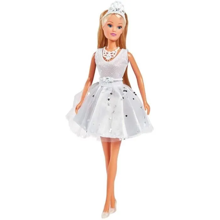 Poupée mannequin Steffi Love Swarovski Crystal - SIMBA - Robe ornée de diamants - Pour enfant à partir de 3 ans-1