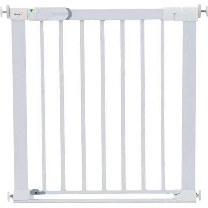 Barrière de sécurité Flat Step - SAFETY 1ST - Blanc - Métal - 73 cm - Pression - Mixte-0