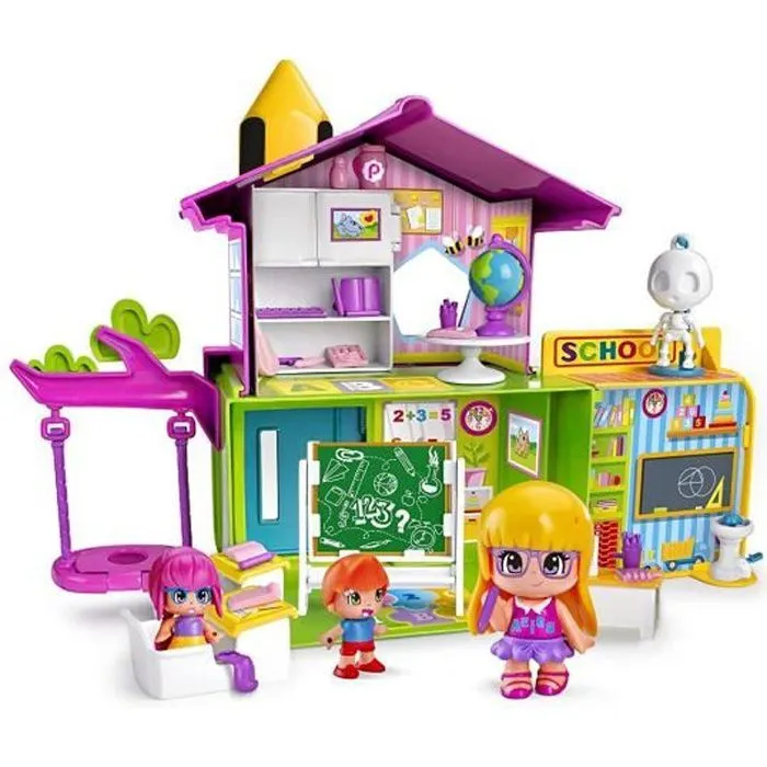 PINYPON - L'école Collège - 3 Figurines et accessoires-0
