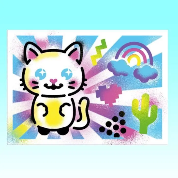 Canal Toys - Airbrush Art - Mallette d'activités avec spray électronique, pochoirs et feutres - AIR 017-4